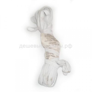 Резинка БЕЛАЯ узкая Беларусь 10 шт.