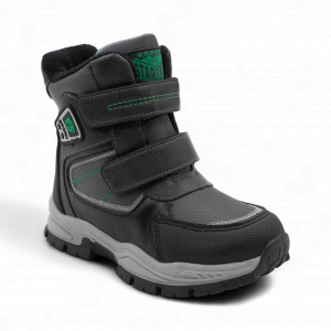 Ботинки мембранные на меху А6671-3 серые