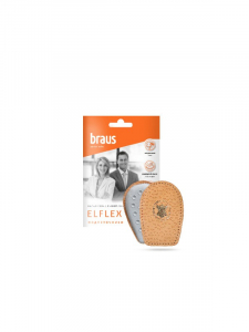 BRAUS Подпяточники Elflex (овечья  кожа Pekari +мягкий латекс) БЕЖЕВЫЕ р.35-39 (ЖЕНСКИЕ)
