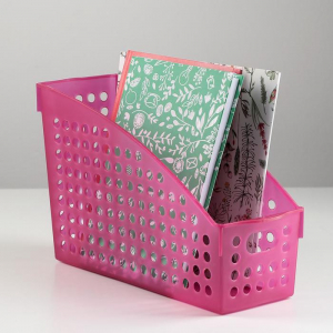 Лоток вертикальный, 27?17.5?10.5 см, розовый