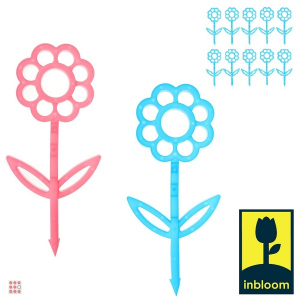 INBLOOM  Заборчик декоративный Цветок 10шт, 15x33 см