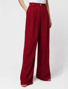 Свободные брюки изо льна с вискозой