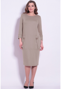 Платье Lenata 11165 бежевый