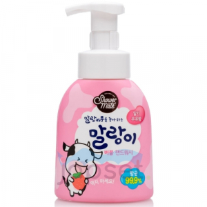 Shower Mate Bubble Hand Wash Пенка для рук, клубничное молочко, 300 мл