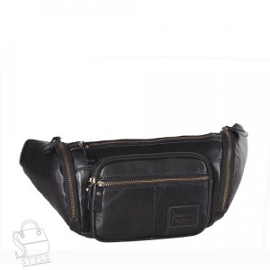 Сумка мужская кожаная 1395-1TR black Tough Ryder
