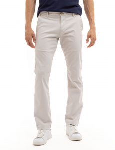STRAIGHT TWILL CHINO PANTS