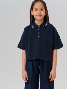 Футболка-поло для девочки