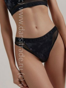 Трусы LBR2494 Rib With Mesh Conte Elegant Дроп бразильяна