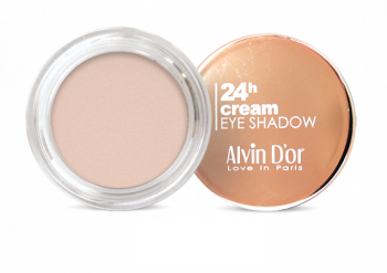 Тени для век 24h Cream EyeShadow Alvin D`or бежевый 05 Нежность розы ровный и насыщенный цвет