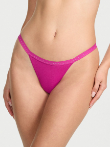 Stretch Cotton V-String Panty