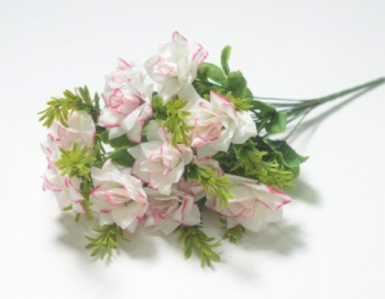 Искусственные цветы, Ветка в букете роза 14 голов (1010237)