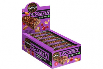 «Nut&Go», батончик Protein миндаль, арахис, клюква, 36 г (упаковка 18 шт)