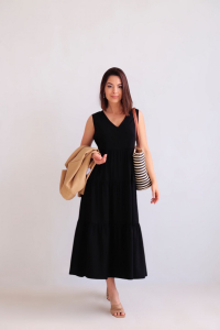 16203 Платье чёрное