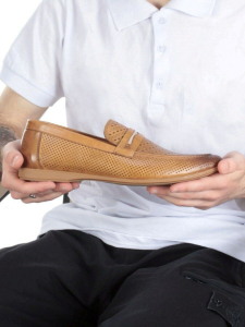 C148-3 BROWN Полуботинки мужские (натуральная кожа)