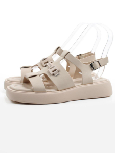 08-PET252-2 LT. BEIGE Босоножки женские (натуральная кожа)
