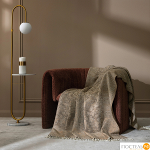 TOGAS ФИТЕЛЛА св.коричневый, Плед 130х170, 1пр., шерсть мериноса, 220 г/м2