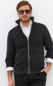 Кардиган F511-1552 d.grey melange