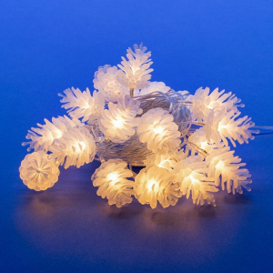 Гирлянда светодиодная «Шишки», с контроллером 2,8 м (ULD-S0280-020/DTA WARM WHITE IP20 PINE CONES)