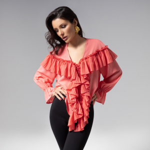 Блуза нарядная, Чистый Vogue (salmon)