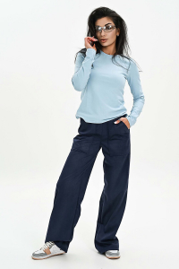 Женские брюки из мягкой эко замши