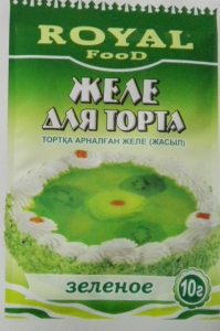 * Желе для торта зеленое.10гр*240шт.