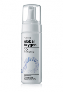 Кислородная пенка для очищения лица Global Oxygen