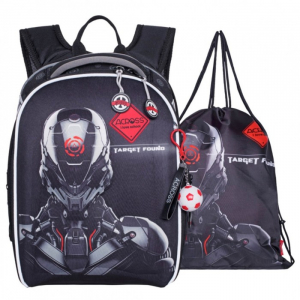 Рюкзак каркасный Across 490, 35?26?14 см, наполнение: мешок, серый, ACR23-490-5