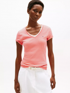 Stripe V-Neck Favorite T-Shirt