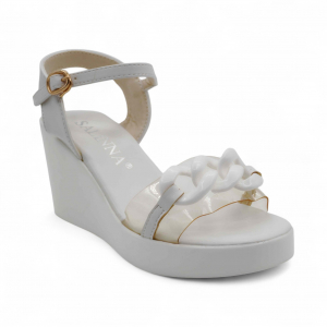 Босоножки на платформе L11-10B белые