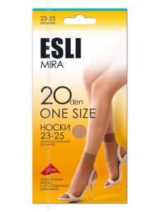 Носки женские Mira 20 Esli Conte [5 шт] Дроп п/а