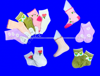 Зувей носки детские для девочек с тормозами арт. 0973