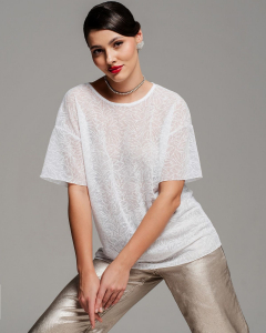 Футболка из паутинки жаккард 456.4.1