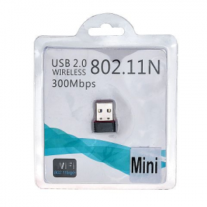 Адаптер USB для компьютера Wi-Fi беспроводной MINI 300 Mb