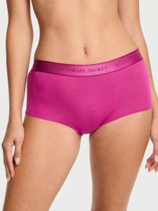Logo Cotton Boyshort Panty