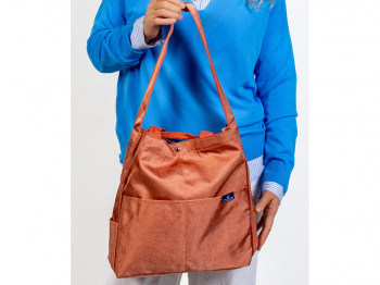 Сумка женская текстиль Lanotti 1701.1/Оранжевый