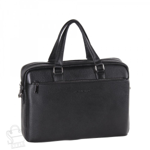 Портфель мужской кожаный 66275H black Heanbag