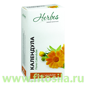 Календула ноготков цветы 50 гр Herbes БАД