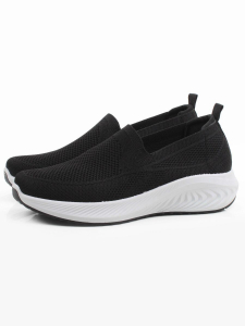 05-TEX-D04-02 BLACK Полуботинки спортивные летние мужские (текстиль)
