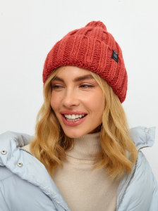 Шапка с шерстью на флисе YC 823