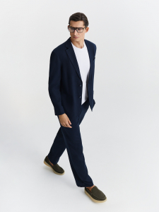 Брюки со льном