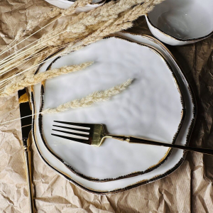 142-005 Набор из 6 тарелок 20х2см ОФЕЛИЯ в под.уп.(х4)Фарфор