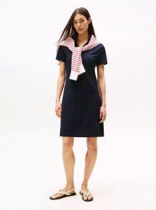 Stretch-Cotton Regular Fit Polo Dress