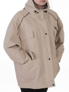 3092 BEIGE Куртка демисезонная женская (100 гр. холлофайбер)