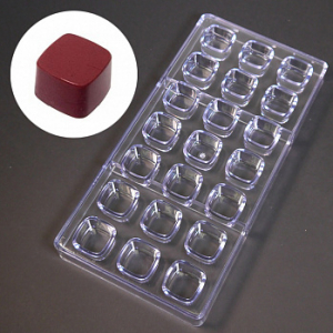 Форма для шоколада (поликарбонат) BLOCCO, Bake ware, 21 ячейка