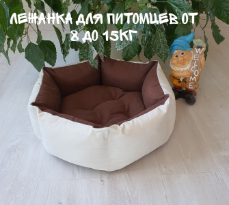 Лежанка бархат мол D-60