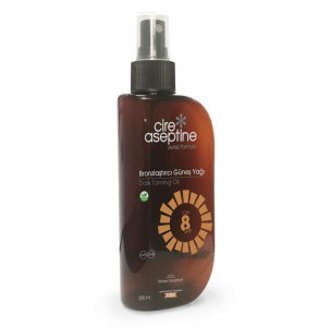 Масло для загара Cire Aseptine Dark Tanning Oil 8 SPF 200 мл