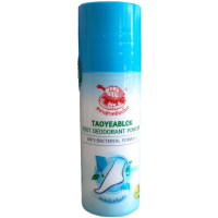 Антибактериальный дезодорант-порошок для ног 30 г / Taoyeablok Foot Deodorant Powder Anti-Bacterial Formula 30 g