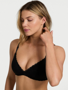 Sexy Tee Daisy Eyelet Wireless Push-Up Bra