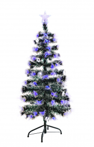 Елка светодиодная со звездой синий свет 150 см (арт. C-3)