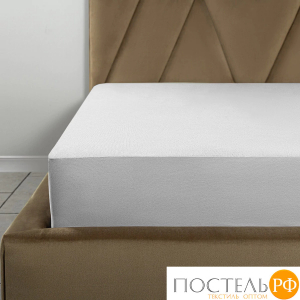 MEDSLEEP Наматрасник-чехол непромокаемый 140х200/35, 1 пр., хл./полиуретан(мулетон)